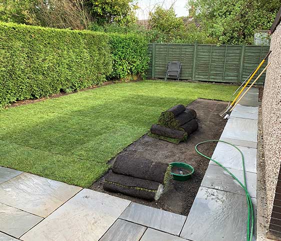 Backyard Turf Application — Turf Laying & Supplies in Townsville, QLD
