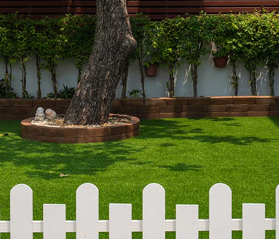 Turf in backyard — Turf Laying & Supplies in Townsville, QLD